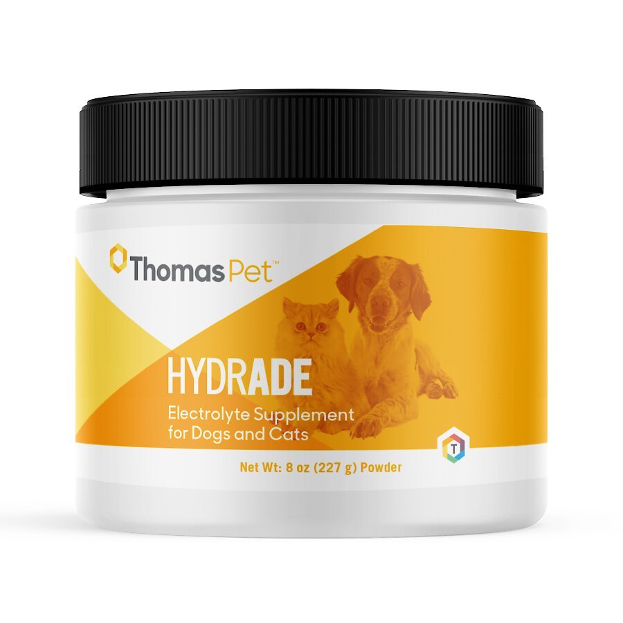 THOMAS LABS Hydrade Electrolyte Powder Dog & Cat Supplement, 8oz jar