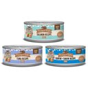 Merrick Purrfect Bistro Seafood Recipes Variety Pack Grain-Free Wet Cat Food, 5.5-oz can, case of 24
