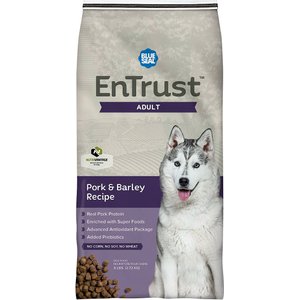 Blue Seal EnTrust Adult Pork Meal & Barley Recipe Dry Dog Food, 6-lb bag