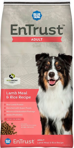 Blue Seal EnTrust Adult Lamb Meal & Rice Recipe Dry Dog Food, 40-lb bag slide 1 of 4