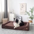 KOPEKS Orthopedic Sofa Dog Bed w/ Removable Cover, Brown, X-Large