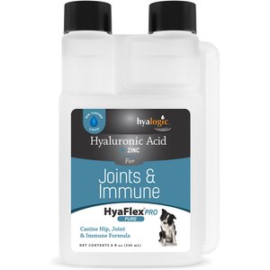 HyaFlex Hyalogic Pro Pure Hyaluronic Acid Zinc Joint & Immune Support Dog Supplement, 8-oz bottle