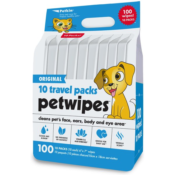Wet Ones Gentle Kitten Wipe for Cats - 30 ct pouch, 8 pc PDQ – Fetch for  Pets