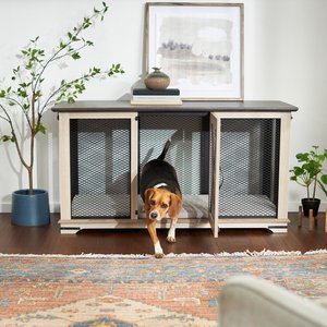 Frisco "Denver" Dog Crate Credenza & Mat Kit