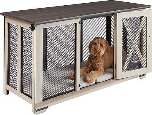 Frisco "Denver" Dog Crate Credenza & Mat Kit