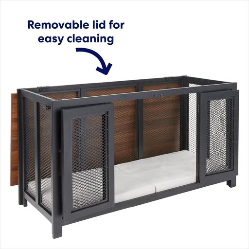 Frisco "Venice" Dog Crate Credenza & Mat Kit, 53 x 24.3 x 27.2 inches