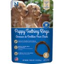 N-Bone Puppy Teething Rings Peanut Butter Flavor Dog Treats, 6 count