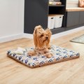 Frisco Micro Terry & Novelty Print Reversible Orthopedic Dog Crate Mat, 36-in