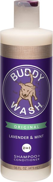 Buddy Wash Original Lavender & Mint Dog Shampoo & Conditioner, 16-oz bottle slide 1 of 9