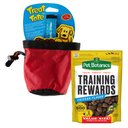Chuckit! Treat Tote, Color Varies, Small & Pet Botanics Training Rewards Chicken Flavor Dog Treats