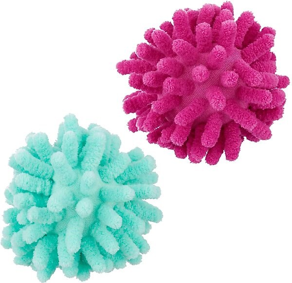Frisco Moppy Ball Cat Toy, Blue & Frisco Moppy Ball Cat Toy, Pink slide 1 of 5