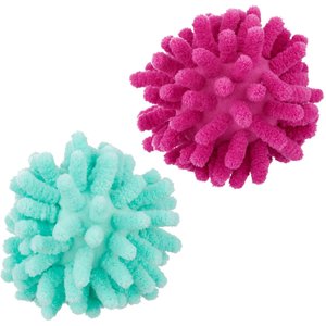 Frisco Moppy Ball Cat Toy, Blue & Frisco Moppy Ball Cat Toy, Pink