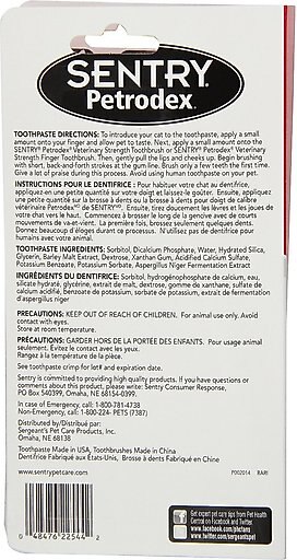Frisco Moppy Ball Cat Toy, Pink & Sentry Petrodex Veterinary Strength Malt Toothpaste Dental Care Kit for Cats
