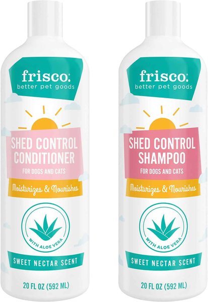 Frisco Shed Control Conditioner for Dogs & Cats, 20-oz bottle & Frisco Shed Control Shampoo for Dogs & Cats, 20-oz bottle slide 1 of 5