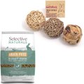 Naturals by Rosewood Trio of Fun Balls Small Pet Toy & Science Selective Naturals Grain-Free Rabbit Food
