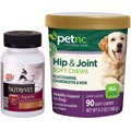 Nutri-Vet Aspirin for Medium & Large Dogs Chewables & PetNC Natural Care Hip & Joint Mobility Support Soft Chews Dog Supplement