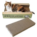 Scratch Lounge The Original Scratch Lounge Cat Toy with Catnip & Scratch Lounge Reversible Replacement Scratch Floor Cat Toy