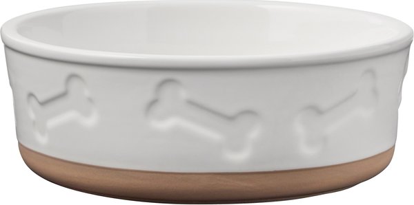 Frisco Bones Non-skid Ceramic Dog & Cat Bowl, Medium, 1 count slide 1 of 7