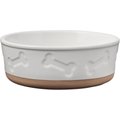 Frisco Bones Non-skid Ceramic Dog & Cat Bowl, Medium: 4 cup, 1 count