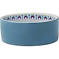 Frisco Kaleidoscope Pattern Non-skid Ceramic Dog & Cat Bowl, Blue, 1.5 Cup