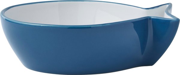 Frisco Fish Shaped Non-skid Ceramic Cat Bowl, 1 cup, 1 count slide 1 of 8