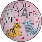 Frisco Paris Non-skid Ceramic Cat Dish, 0.50 Cup