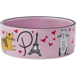 Frisco Paris Non-skid Ceramic Cat Dish, 1.50 Cup