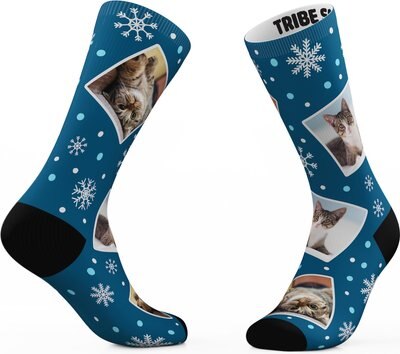 Tribe Socks Personalized Pet Face Socks, Holiday, slide 1 of 1