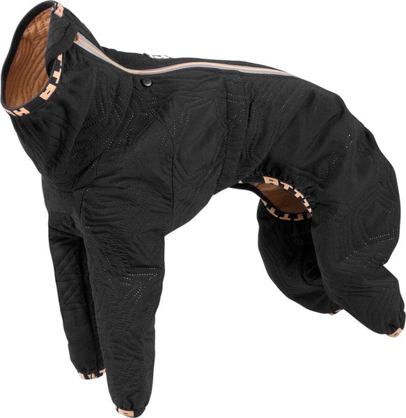 Discontinued HURTTA Casual Quilted Dog Overall, Raven, 22in L