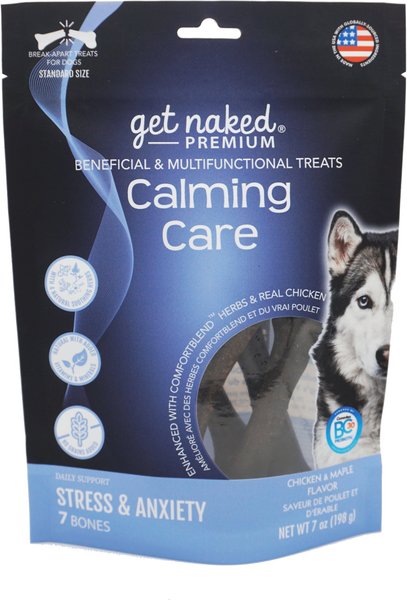 Get Naked Premium Calming Care Chicken & Maple Flavor Grain-Free Dog Treats, 7 count slide 1 of 8