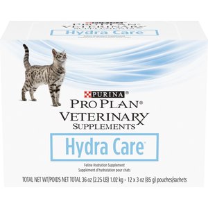 Purina Pro Plan Veterinary Diets Hydra Care Liver Flavored Liquid Supplement for Cats, 3-oz pouch, case of 12