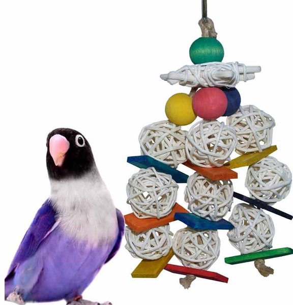 Super Bird Creations Mini Starburst Bird Toy, Small slide 1 of 4