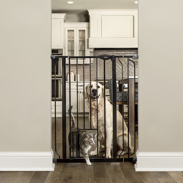 MYPET Extra Tall Wide Wire Mesh Dog Gate