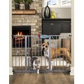 Carlson Pet Products 30-in Extra Wide Dog Gate, Large, Silver