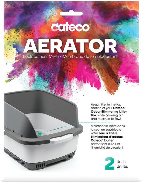 Noba Cateco Replacement Mesh Cat Litter Box Aerators, 2 count slide 1 of 3