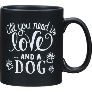 Primitives By Kathy "All You Need Is Love? & A Dog" Mug, 20-oz