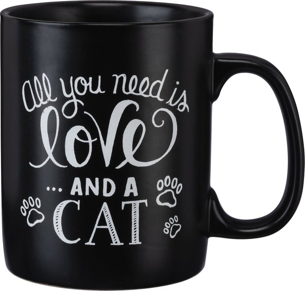 Primitives By Kathy "All You Need Is Love? & A Cat" Mug, 20-oz slide 1 of 1
