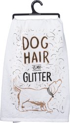 Primitives By Kathy "Dog Hair Is My Glitter" Dish Towel