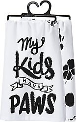 Primitives By Kathy "My Kids Have Paws" Dish Towel
