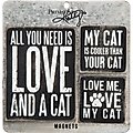 Primitives By Kathy Wooden Cat Magnet Set, 3 count