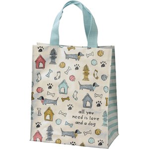 Primitives By Kathy "All You Need Is Love & A Dog" Tote