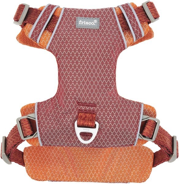 Frisco Outdoor Lightweight Ripstop Nylon Dog Harness, Flamepoint Orange, Small, Neck: 13 to 19-in, Girth: 16 to 22-in slide 1 of 6