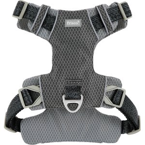 Frisco Outdoor Lightweight Ripstop Nylon Dog Harness, Storm Gray, Small, Neck: 13 to 19-in, Girth: 16 to 22-in