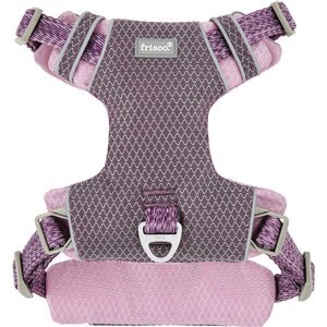 Frisco Outdoor Lightweight Ripstop Nylon Dog Harness, Shadow Purple, Medium, Neck: 15 to 23-in, Girth, 20 to 28-in
