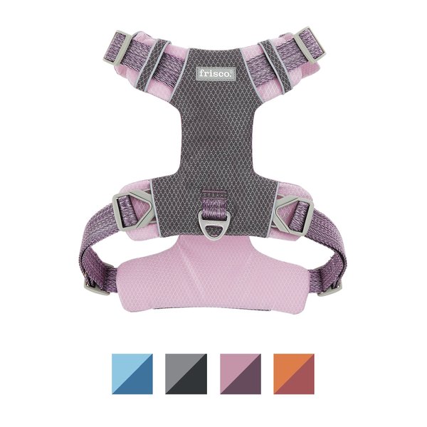 Frisco Outdoor Lightweight Ripstop Nylon Dog Harness, Shadow Purple, Extra Large, Neck: 22 to 34-in, Girth: 32 to 44-in slide 1 of 6