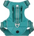 Frisco Outdoor Premium Ripstop Nylon Dog Harness with Pocket, Bayou Teal, Large, Neck: 18 to 28-in, Gi...