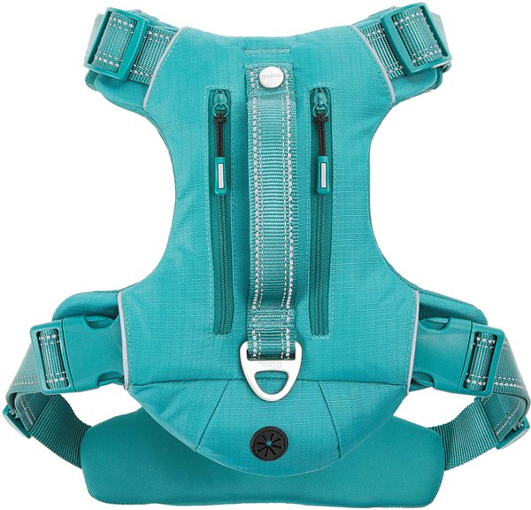 Frisco Outdoor Premium Ripstop Nylon Dog Harness with Pocket, Bayou Teal, Extra Large, Neck: 22 to 34-in, Girth: 32 to 44-in slide 1 of 6