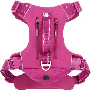 Frisco Outdoor Premium Ripstop Nylon Dog Harness with Pocket, Boysenberry Purple, Extra Large, Neck: 22 to 34-in, Girth: 32 to 44-in