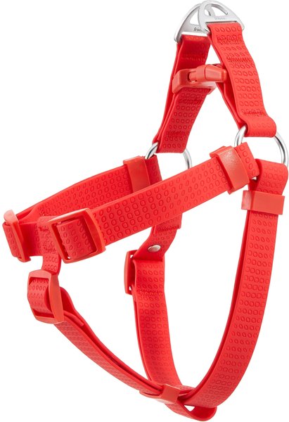 Frisco Outdoor Solid Textured Waterproof Stink Proof PVC Dog Harness, Sunset Orage, Small, Neck: 14 to 19-in, Girth: 16 to 23-in slide 1 of 6