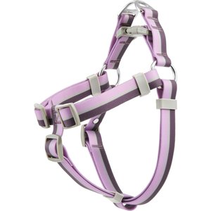 Frisco Outdoor Two Tone Waterproof Stinkproof PVC Dog Harness, Shadow Purple, M - Girth: 19 - 29-in